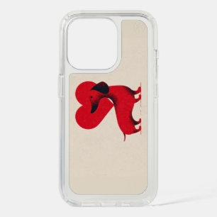 Dachshund Love – Cute Dog Heart Design iPhone 15 Pro Case