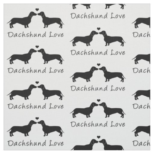 Dachshund Love! Fabric