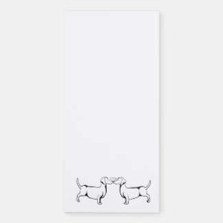 Dachshund Love Magnetic Notepad
