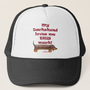 Dachshund Love Meter Trucker Hat