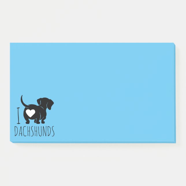 Dachshund Love Post-it Notes (Front)