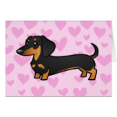 Dachshund Love (smooth coat) (Front Horizontal)
