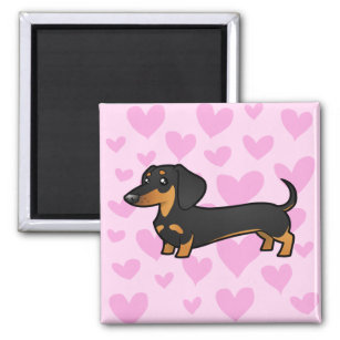 Dachshund Love (smooth coat) Magnet