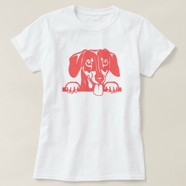 Dachshund Love T-Shirt (Design Front)