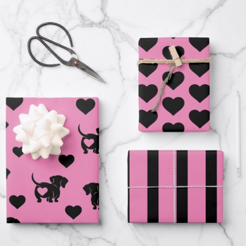 Dachshund Love Wrapping Paper Set
