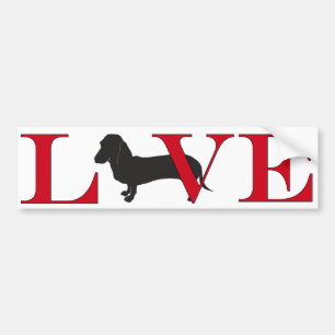 Dachshund Lover Bumpersticker Bumper Sticker