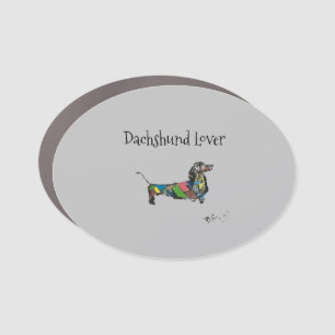 Dachshund Lover Car Magnet