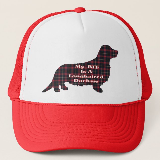 Dachshund Lover Gifts Trucker Hat (Front)
