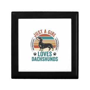 Dachshund Lover Shirt Vintage Sunset Dog Graphic_1 Gift Box