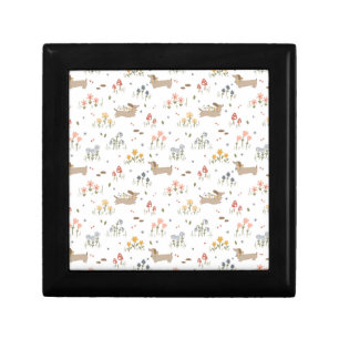 Dachshund Lover Weiner Dog Sausage Dog Wildflower Gift Box