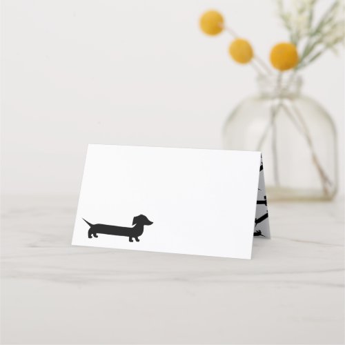 Dachshund Lovers Dinner Party Place Card