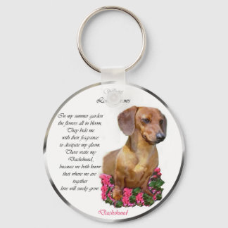 Dachshund Lovers Doxie Keychain