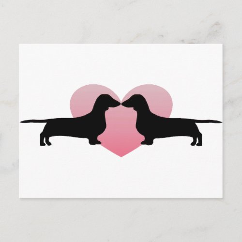 Dachshund Lovers Postcard