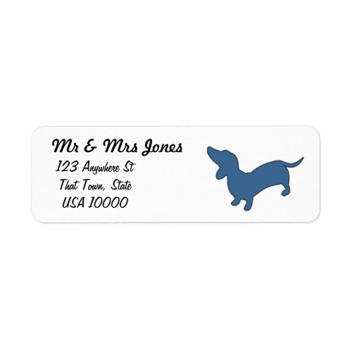 Dachshund Mailing Labels