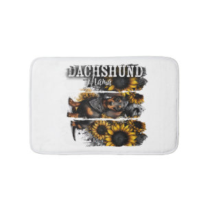 Dachshund Mama Bath Mat