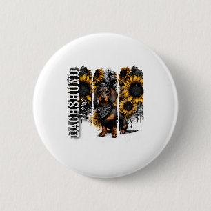 Dachshund Mama  Button