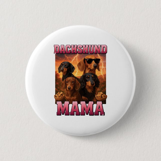 Dachshund Mama Button (Front)