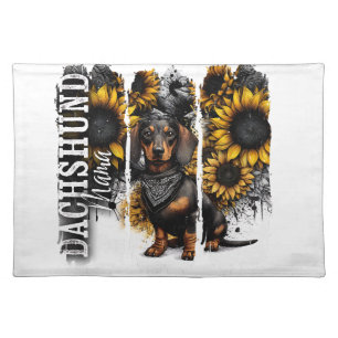 Dachshund Mama Cloth Placemat