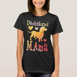 Dachshund Mama - Dog Lover Pet Trainer Breeder Ani T-Shirt