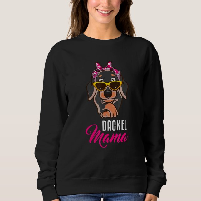 Dachshund Mama Sweatshirt (Front)