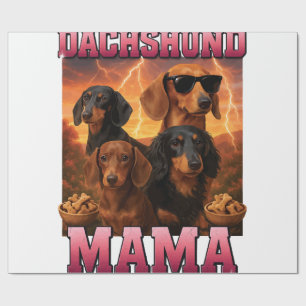 Dachshund Mama Wrapping Paper