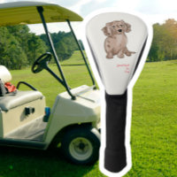 Dachshund Merle Watercolor Dog Golf Head Cover
