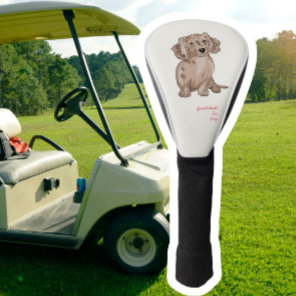 Dachshund Merle Watercolor Dog Golf Head Cover