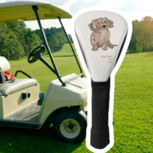 Dachshund Merle Watercolor Dog Golf Head Cover