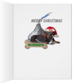 Dachshund Merry Christmas Cards (Inside (Right))