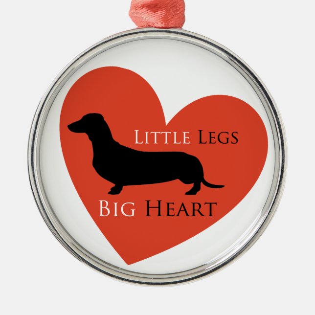 Dachshund Metal Ornament (Front)