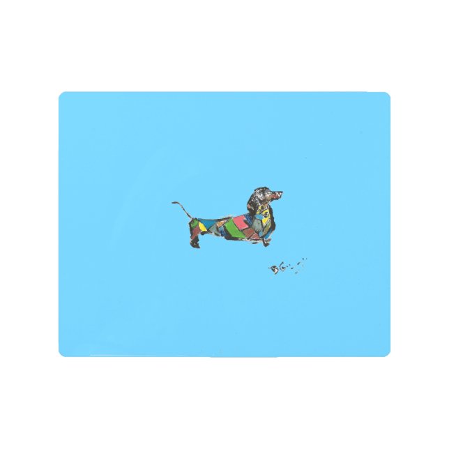 Dachshund Metal Wall Art (Front)
