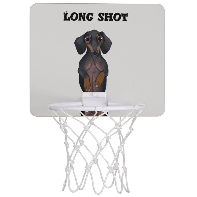 Dachshund Mini Basketball Hoop (Front)