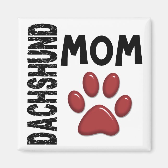 Dachshund Mom 2 Magnet (Front)