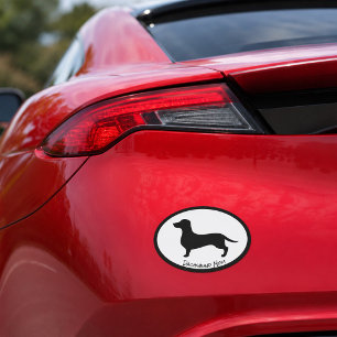 Dachshund Mom Car Magnet - Wiener Dog Mom Gift