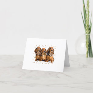 Dachshund MOM Card