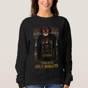 Dachshund Mom Dad Dog Ugly Christmas Sweater