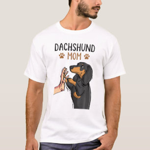 Dachshund Mom Funny Weenie Mama Dog Lover Women T-Shirt