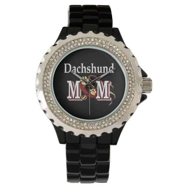 Dachshund Mom Gifts Watch (Front)