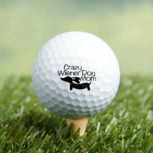 Dachshund Mom Golfer Gift for Wiener Dog Moms Golf Balls
