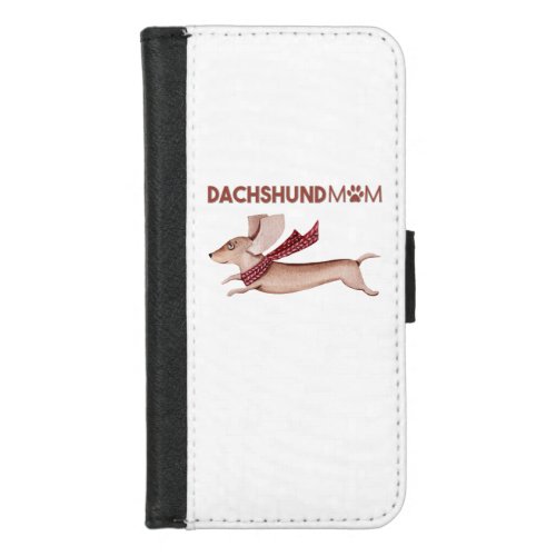 DACHSHUND MOM iPhone 87 WALLET CASE