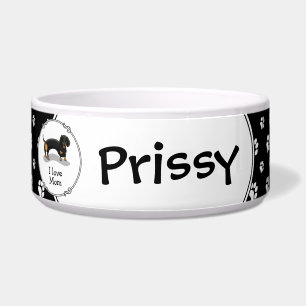 Dachshund Mom (Kid) (S black & tan) - Cute dog Bowl