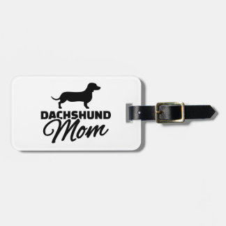 Dachshund Mom Luggage Tag