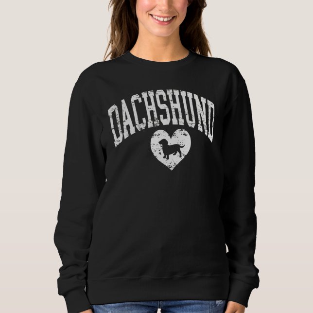 Dachshund Mom Mama For Women Weiner Dog Mama Lady Sweatshirt (Front)