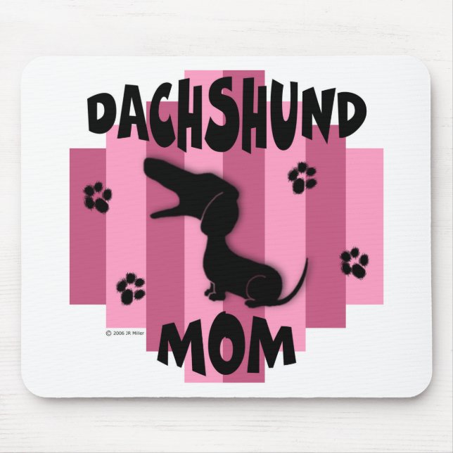 Dachshund Mom Mousepad (Front)