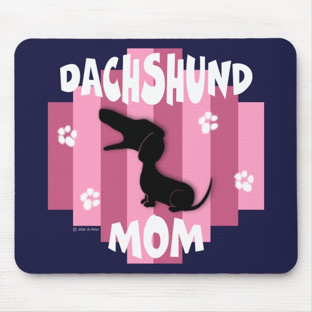 Dachshund Mom Mousepad (Front)