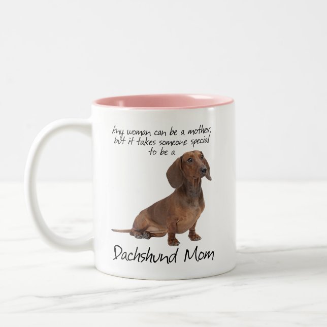 Dachshund Mom Mug (Left)