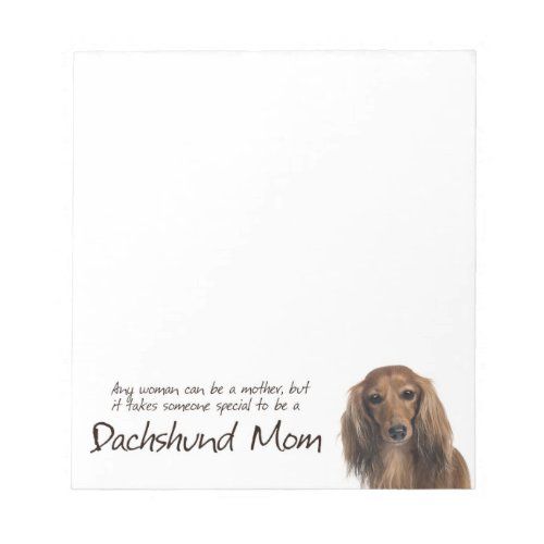 Dachshund Mom Notepad