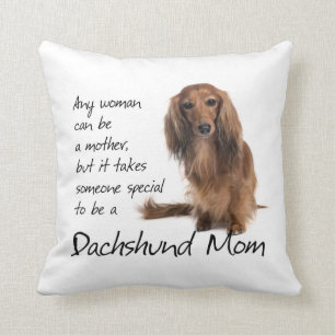 Dachshund Mom Pillow