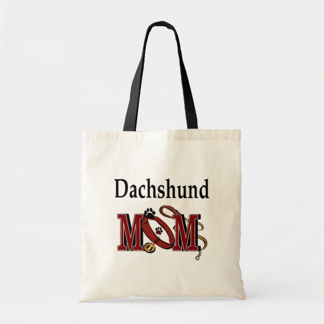 Dachshund mom Tote Bag