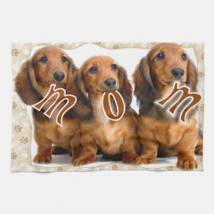 Dachshund MOM Towel